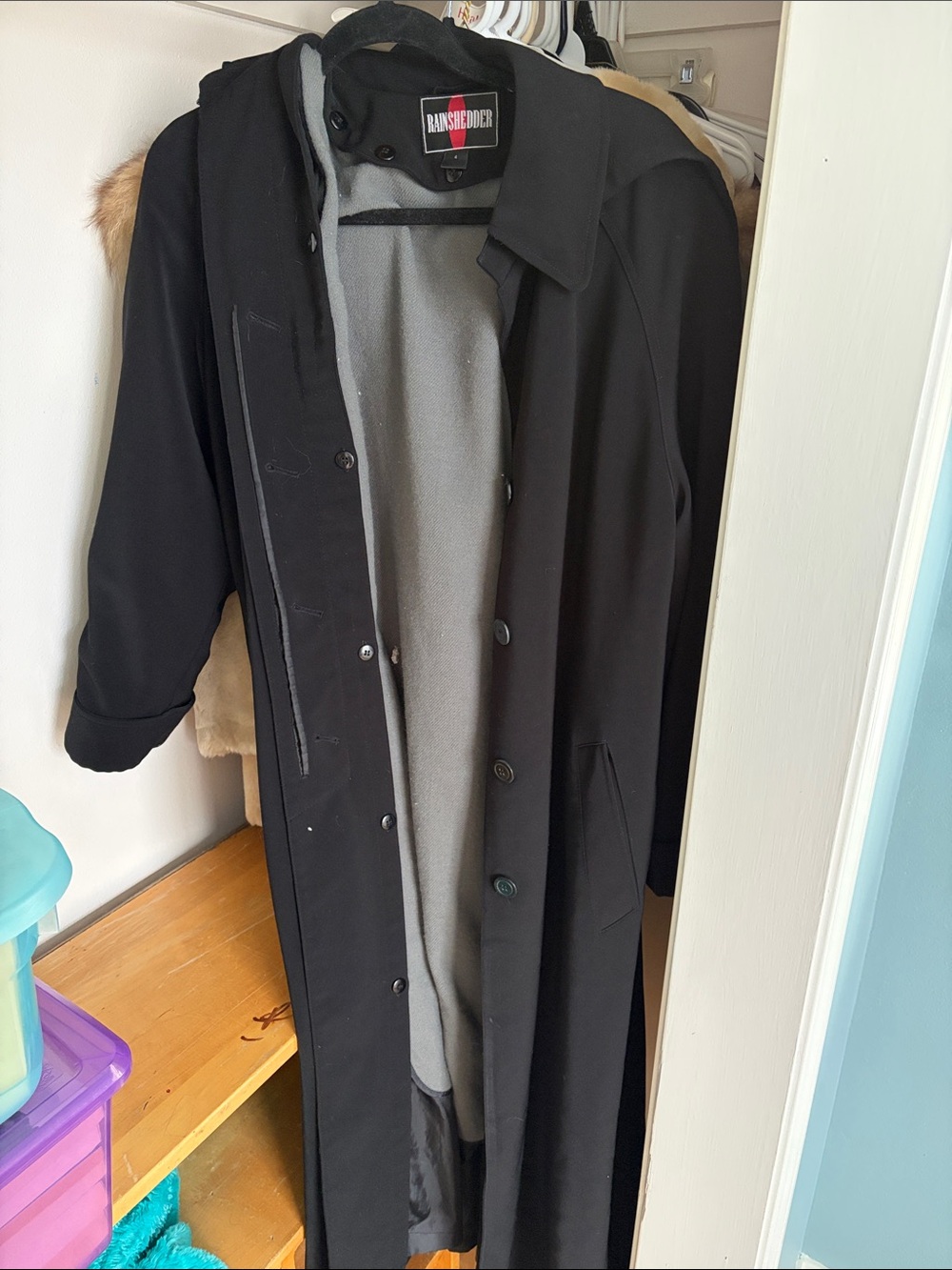 Black Long Trench Coat